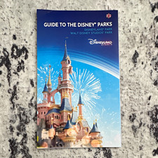 Disneyland Paris Disney Parks Guide Map - Disneyland & Walt Disney Studios 2025 picture