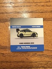 Leen Customs Exclusive Toyo Tires Treadpass Pin 1989 Honda CRX xxx/1000 picture