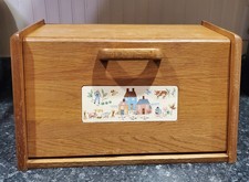 Vintage International Heartland wood bread box cottage core picture