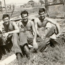 c1940s WWII Soldiers Beer Bottles Mini 2-5/8