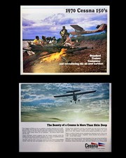 Vintage 1970 Cessna 150's Aircraft Dealer Sales Brochure Very Nice picture