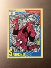 1991 IMPEL MARVEL UNIVERSE SERIES 2 CARD #1 SPIDER-MAN NM picture