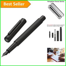 Exceptional Matte Black Fountain Pen with Converter - Extra Fine Point Precision picture