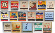 Vintage Set of 23 Cover-Strike Unstruck Full Matchbooks picture