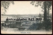 BORNEO Balikpapan Postcard 1910s Birds Eye View. picture