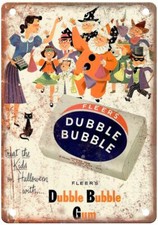 Vintage Bubble Gum Candy Wrapper Reproduction Retro Look Metal Sign N574 picture