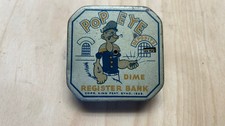 Vintage 1929 Popeye Dime Register Tin Coin Bank, King Feature Syndicate Corp picture