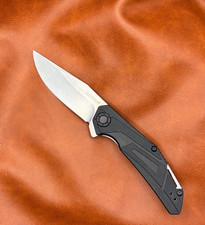 Kershaw Camshaft 1370 Speedsafe Flipper Pocket Knife Liner Lock Plain Edge Blade picture