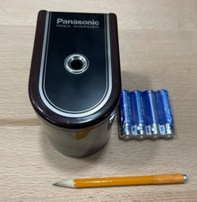 Vtg Panasonic Electric Pencil Sharpener KP-1A ~Works~Made in Japan~New Battery~ picture