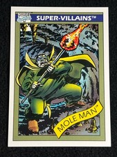 Vintage 1990 Marvel Universe Mole Man Super-Villain Trading Card #68 picture