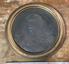 1930 Admiral Togo Heihachiro Sculpted Relief Plaque, Imperial Japanese Navy picture