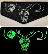 OA TOONTUK LODGE 549 BSA MIDNIGHT SUN ALASKA 2024 NOAC FLAP ONLY 100 MADE GLOWS picture