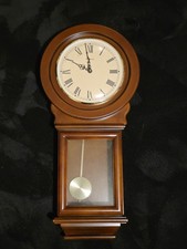Andover Cherry Wood Wall Clock picture