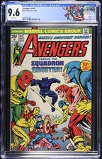 AVENGERS #141 CGC 9.6 WHITE 1975 1ST GEORGE PEREZ  CUSTOM LABEL #4649635006 picture
