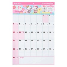 Hello Kitty Write-in Calendar 2027 Kawaii Japan Sanrio picture