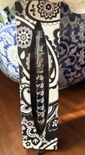 Vera Bradley ~ Ball Point Pen ~ Midnight Paisley ~ NWT ~ Boxed 🖤 picture