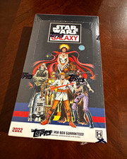 Topps 2022 Chrome Star Wars Galaxy Hobby Only Sealed Box 72 Cards picture