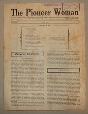 Bulletin Palestine Jewish American Judaica 1936 THE PIONEER WOMAN Zionist Israel picture