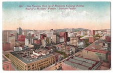 San Francisco California c1910 aerial downtown view from Merchants Exchange bldg picture