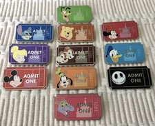 DISNEY PIN - ADMIT ONE TICKET 1971 SERIES SET picture