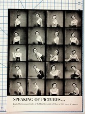 Debbie Reynolds LIFE Magazine Cover Photo Contact Sheet by Philippe Halsman picture