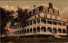 Wolfeboro, NH New Hampshire HOBBS-IS-INN Hotel~Lodging ca1910's Postcard picture