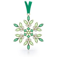 Swarovski Crystal Gema Holiday Ornament, Green, 5691044 picture