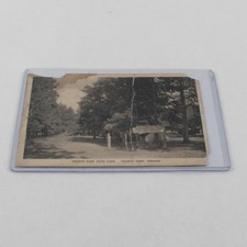 Grants Pass Auto Park Grants Pass Oregon Litho Postcard 1927 Tourist Camp picture