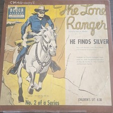 1951 Decca Records  The Adventures of the Lone Ranger He Finds Silver Vintage  picture