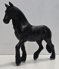 Schleich Friesian Black Mare Retired Horse Figure #13906 2020-26 Used Horse Club picture