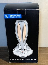 1997 Bugs Bunny Bud Vase Looney Tunes Warner Bros Studio Store With Box picture