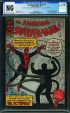 1963 Marvel Comics Amazing Spider-Man 3 CGC NG. 1st Appearance of Doctor Octopus picture