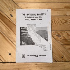VTG 1958 USFS Booklet -see How Things Changed Women In Fire And Other Positions picture