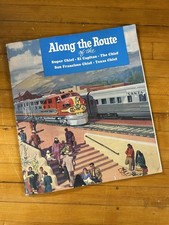 vtg 1960’s Santa Fe Railroad Booklet - Along the Route - Super Chief El Capitan picture
