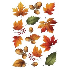 Briarwood Lane Autumn Color Leaves Window Clings 18x11.75 picture