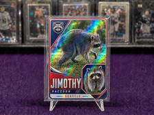 Jimothy Raccoon Downtown Seattle Washington Custom Art Card Holo Foil 2026 picture