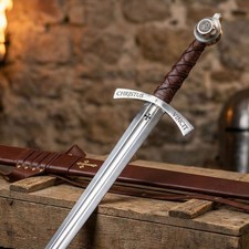 Templar Faithkeeper Sword â Handmade Medieval Knights Replica Stainless Steel picture