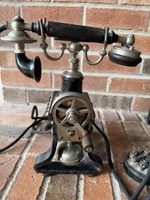 VICTORIAN ERICSSON EIFFEL TOWER Type TELEPHONE SKELETON PHONE 1890'S Parts Rare picture