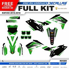KAWASAKI KXF 450 2016 2017 2018 MX Graphics Decals Stickers Decallab picture