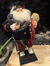 Scottish Bagpipe Santa 18 inches tall picture