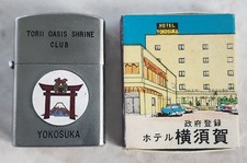 TORII oasis shrine club Yokosuka Japan Vintage lighter and Matchbook picture
