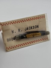 Rare Antique WW1 N.C. Co Canton Ohio Pocket Knife Used By Wm R Jackson, Texas picture