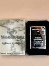 Vintage 1998 Mercedes Benz ML-Class High Polish Chrome Zippo Lighter NEW In Box picture