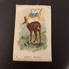 Chamois Bavaria Tobacco Silk - Vintage Cigarette Silk #36 picture