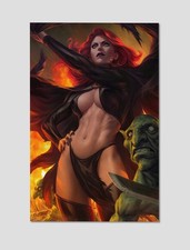 Goblin Queen Madelyne Pryor Premium Giclee Print Poster 11