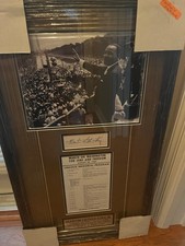 Framed Dr Martin Luther King Jr Facsimile Signature 15x26 picture