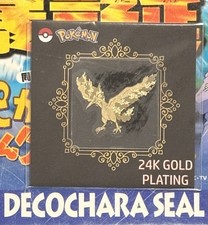 Molres 24K Gold Plated Pokémon Sticker Korean Striking Popping Candy Promo NM picture