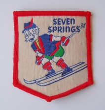 Vintage Seven Springs Mountain Resort Patch Champion Pennsylvania ca 1960s-1970s picture