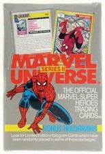 (1) Factory Sealed Trading Card Box Impel Marvel Universe 1991 Series 2 picture