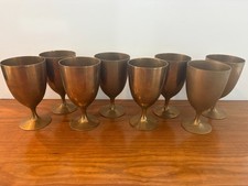 Brass Goblets - Set of 8 picture